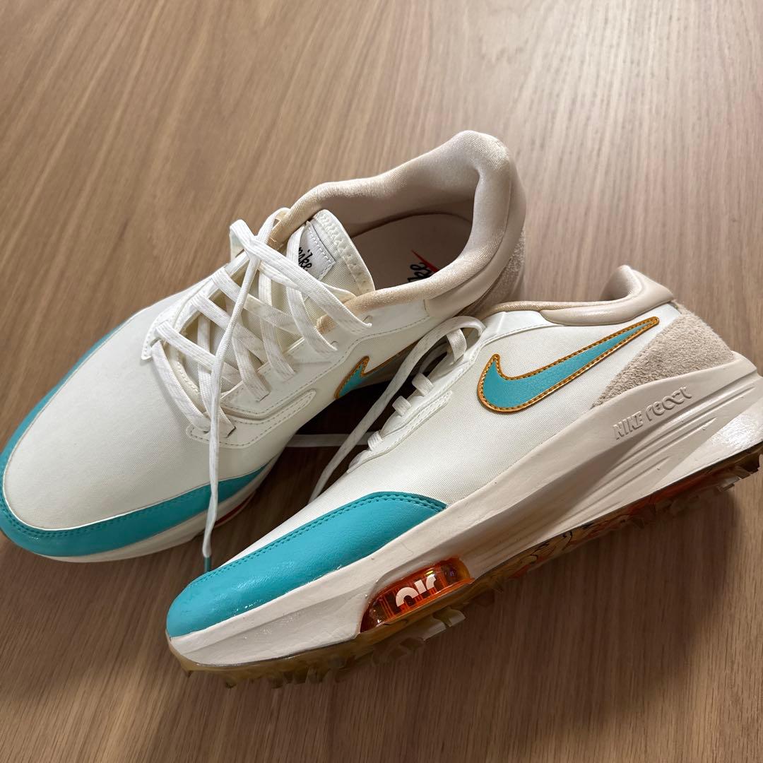 Nike Air Zoom ゴルフシューズ ホワイト/ターコイズ