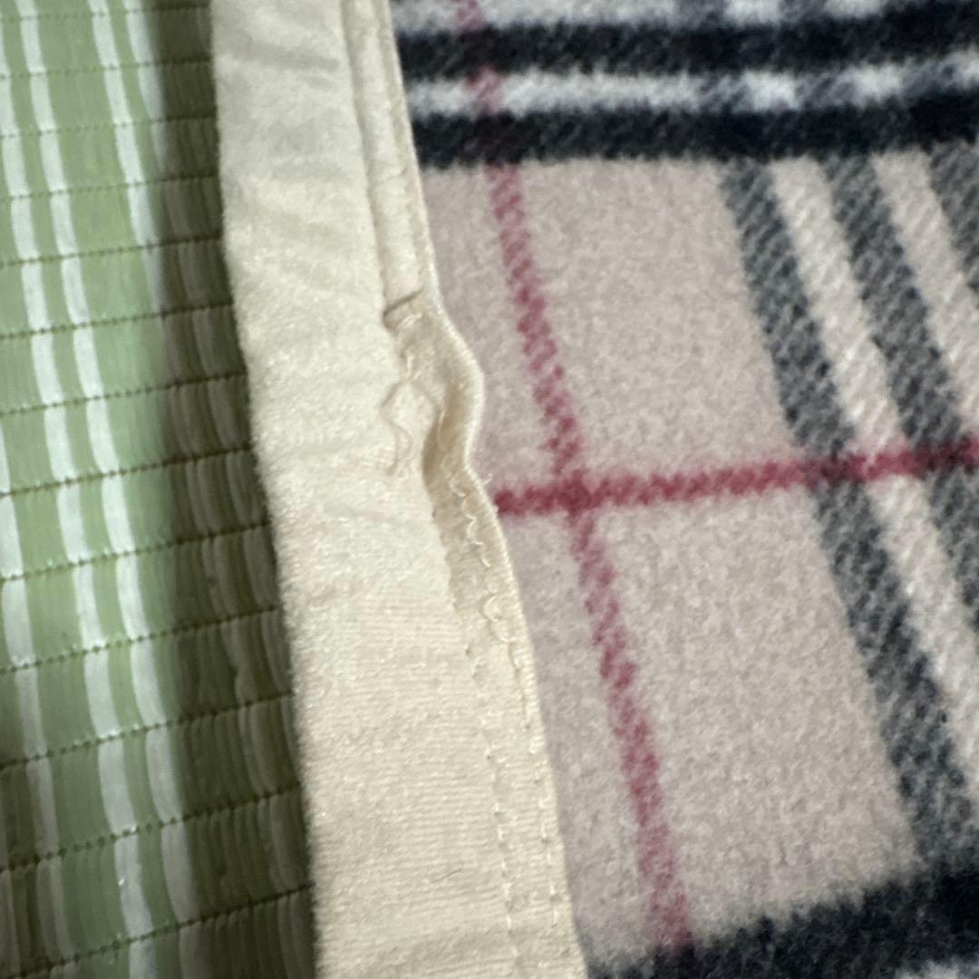 BURBERRY バーバリー　毛布　ノバチェック柄　ウール 100% 防寒　2枚