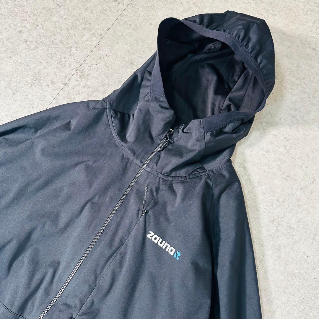 ほぼ未使用 美品 zauna ザウナスーツ上下セット セットアップ 黒 サイズL