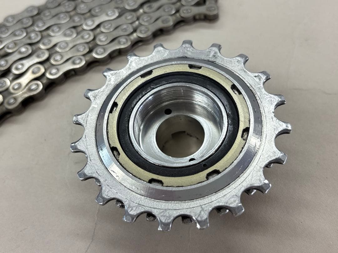 284【中古・おまけ付】SUNTOUR　MICROLITE　SEDISチェーン