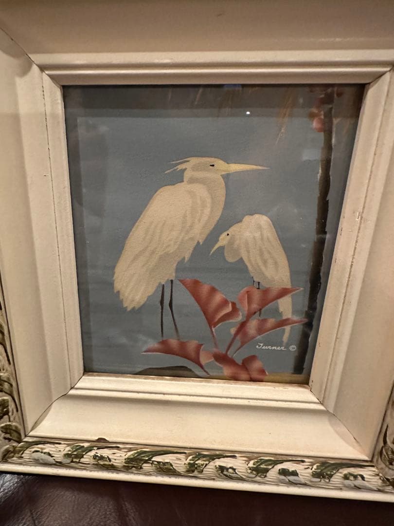 50s ターナー　シラサギ　ミッドセンチュリー　ヴィンテージ　ウォールデコ