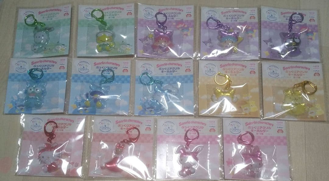 ナムコで推し色 カラフルバスタイム ぷっくり アクリルキーホルダー キーホルダー