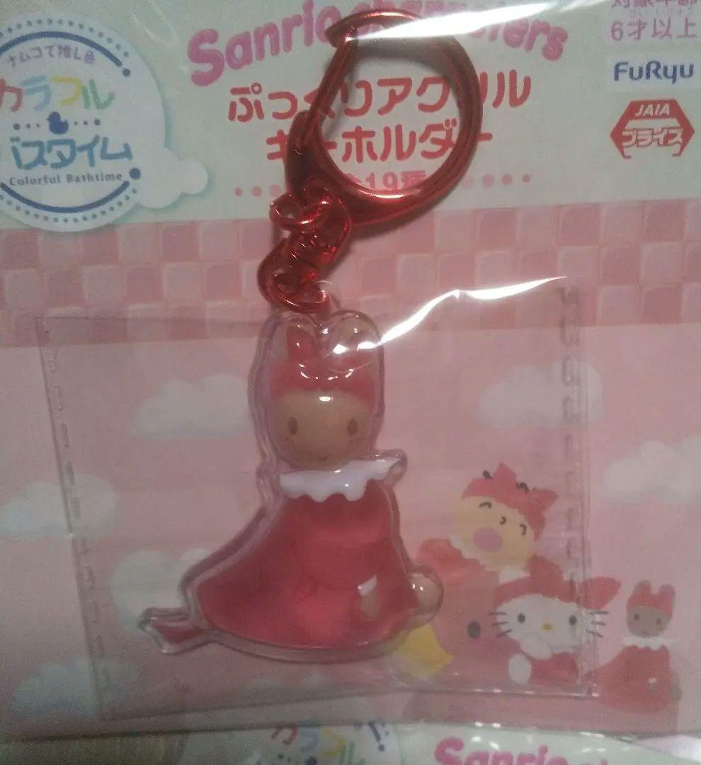 ナムコで推し色 カラフルバスタイム ぷっくり アクリルキーホルダー キーホルダー
