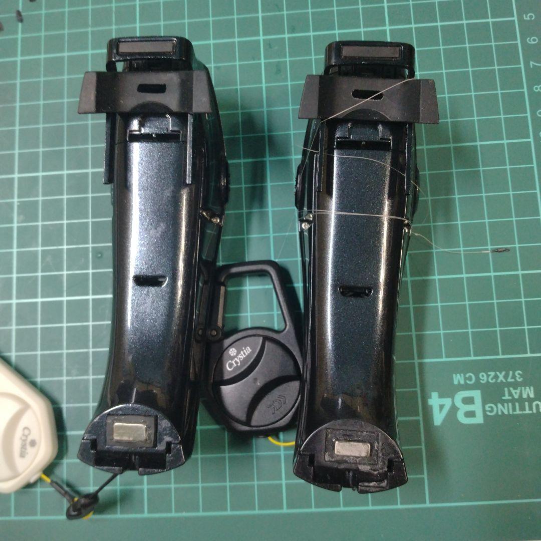 ヤマさんCrystia ワカサギ電動リール 青・黒 2色セットCRTR＋