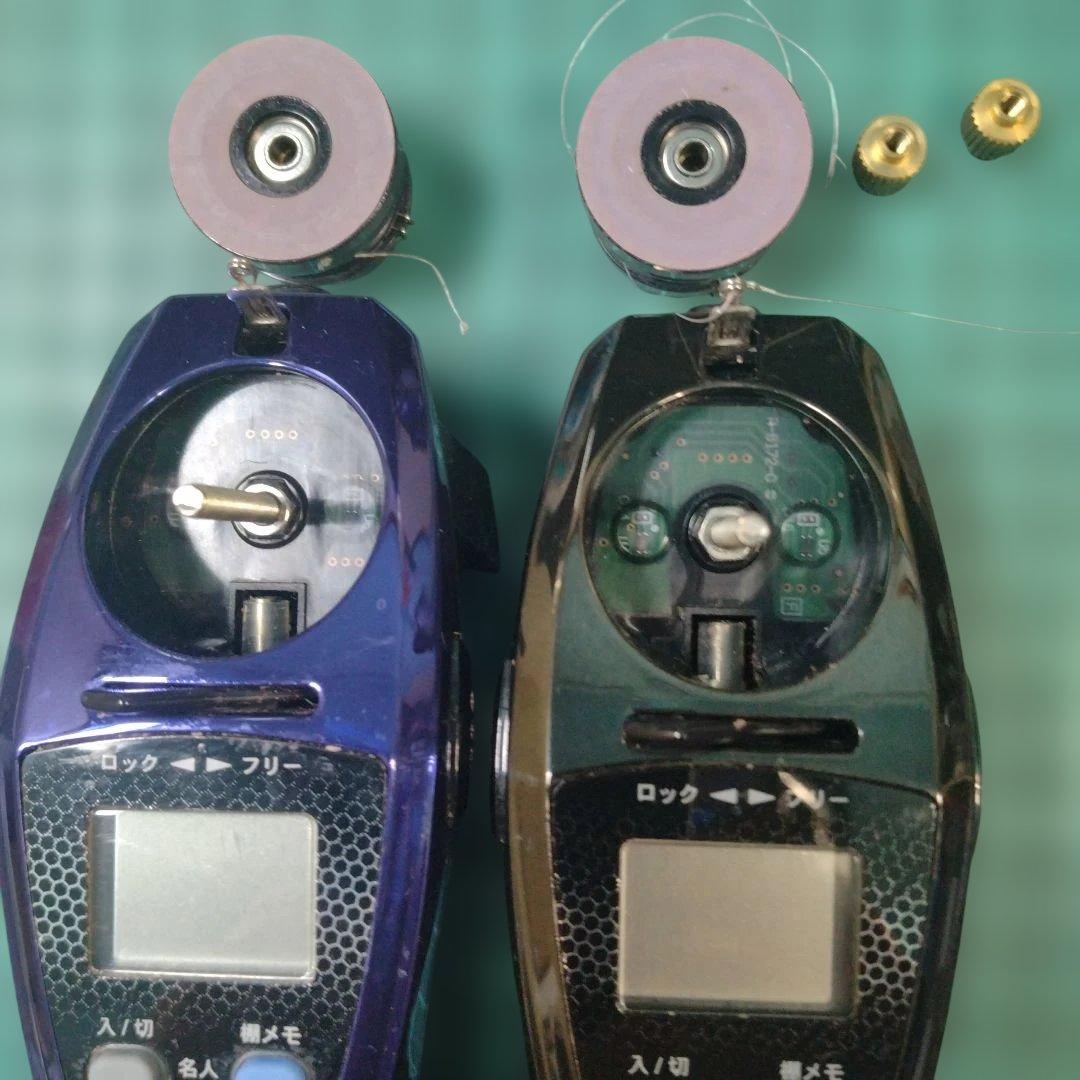 ヤマさんCrystia ワカサギ電動リール 青・黒 2色セットCRTR＋