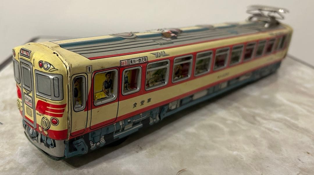 【ブリキ】【箱あり】米澤玩具　特急食堂車キハ8250 ITEM NO. 389