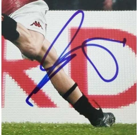 フランチェスコ・トッティ、直筆サイン入り、フォトグラフ、証明書付き。