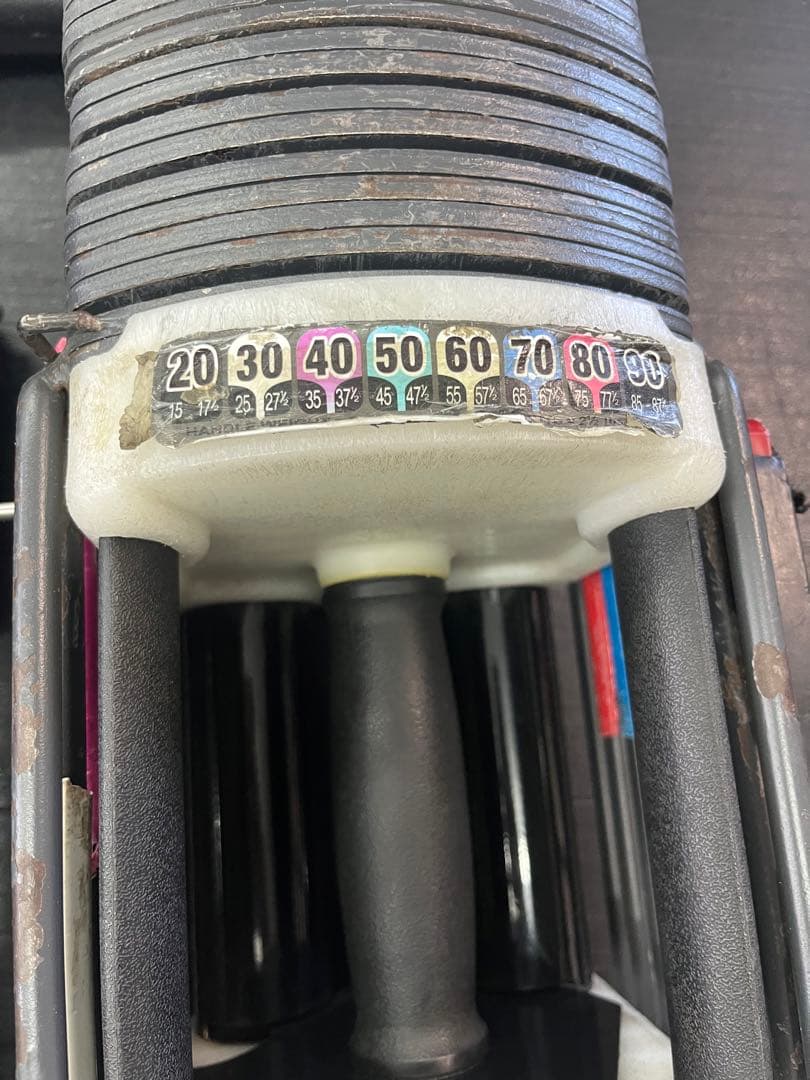 ブロックダンベル 可変式 片腕42kg １対 2個セット27段階調節可能