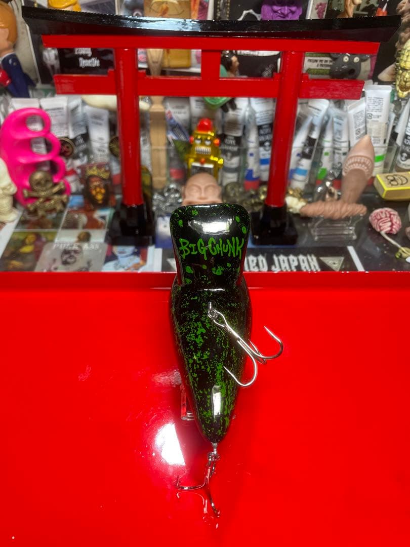 ビックチャンク　漆塗り　ノイジー　緑黒　サーフェイスジョー