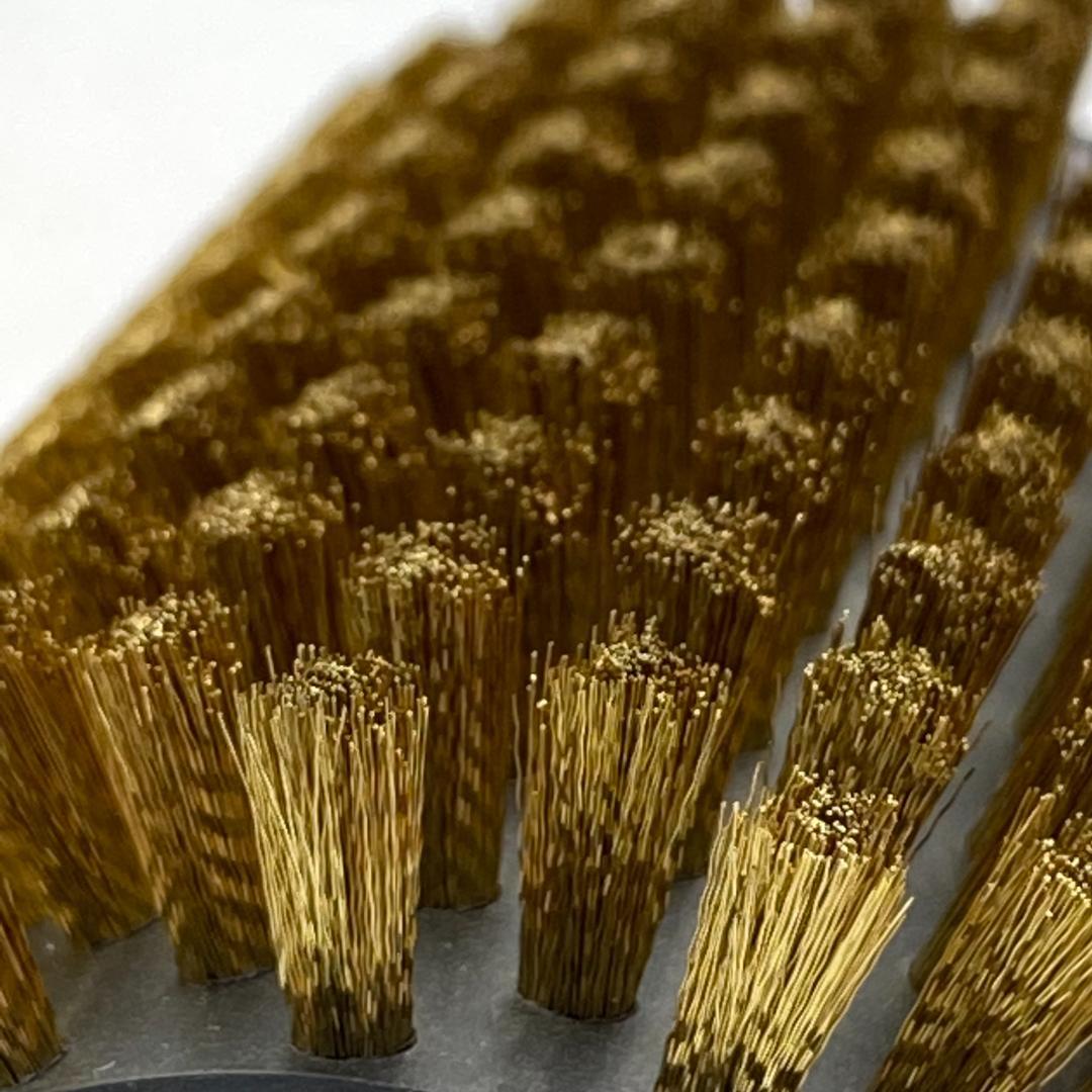 ロトブラシ3点セット（馬毛・ブロンズ・ナイロン）＋ハンドル・キャリーバッグ