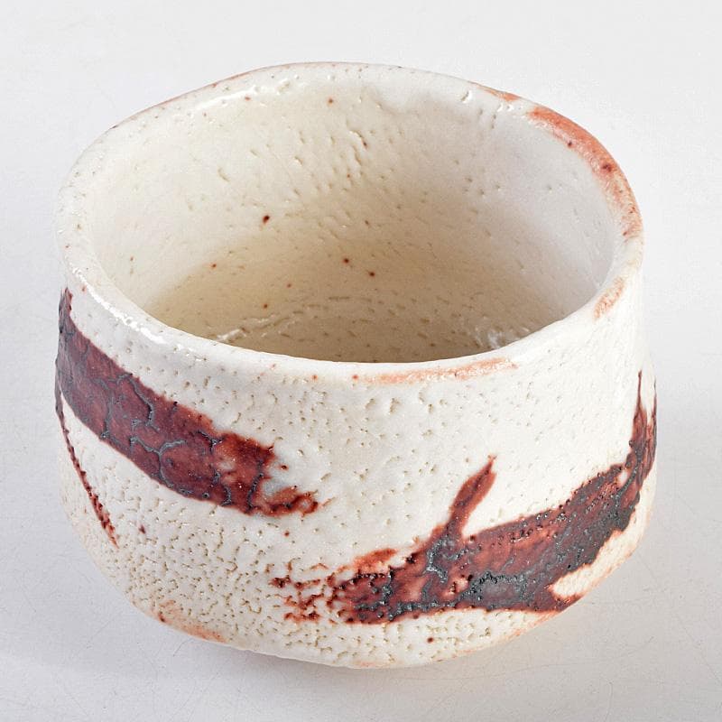 茶道具　人間国宝　荒川豊蔵作　絵志野　茶碗　銘二人静　鵬雲斎極め箱　MR9320