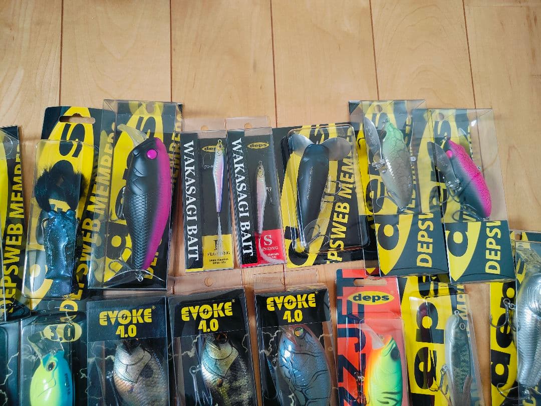 deps ルアー33個セット 多様なモデルとカラー