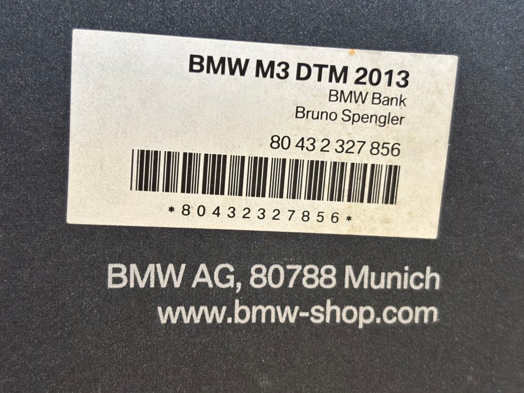 ギミックあり  M3 DTM 2013 PMA ディーラー別注 1/18