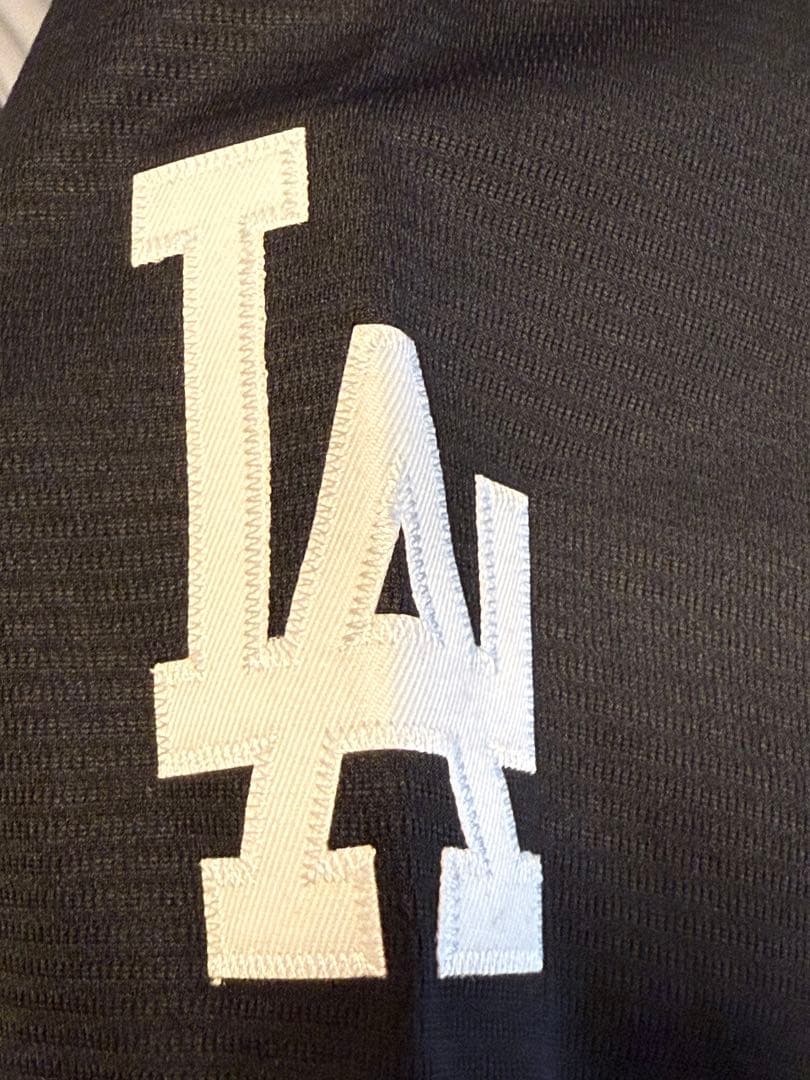 Nike Dodgers ジャージ 50 番 黒　Lサイズ　日本未発売