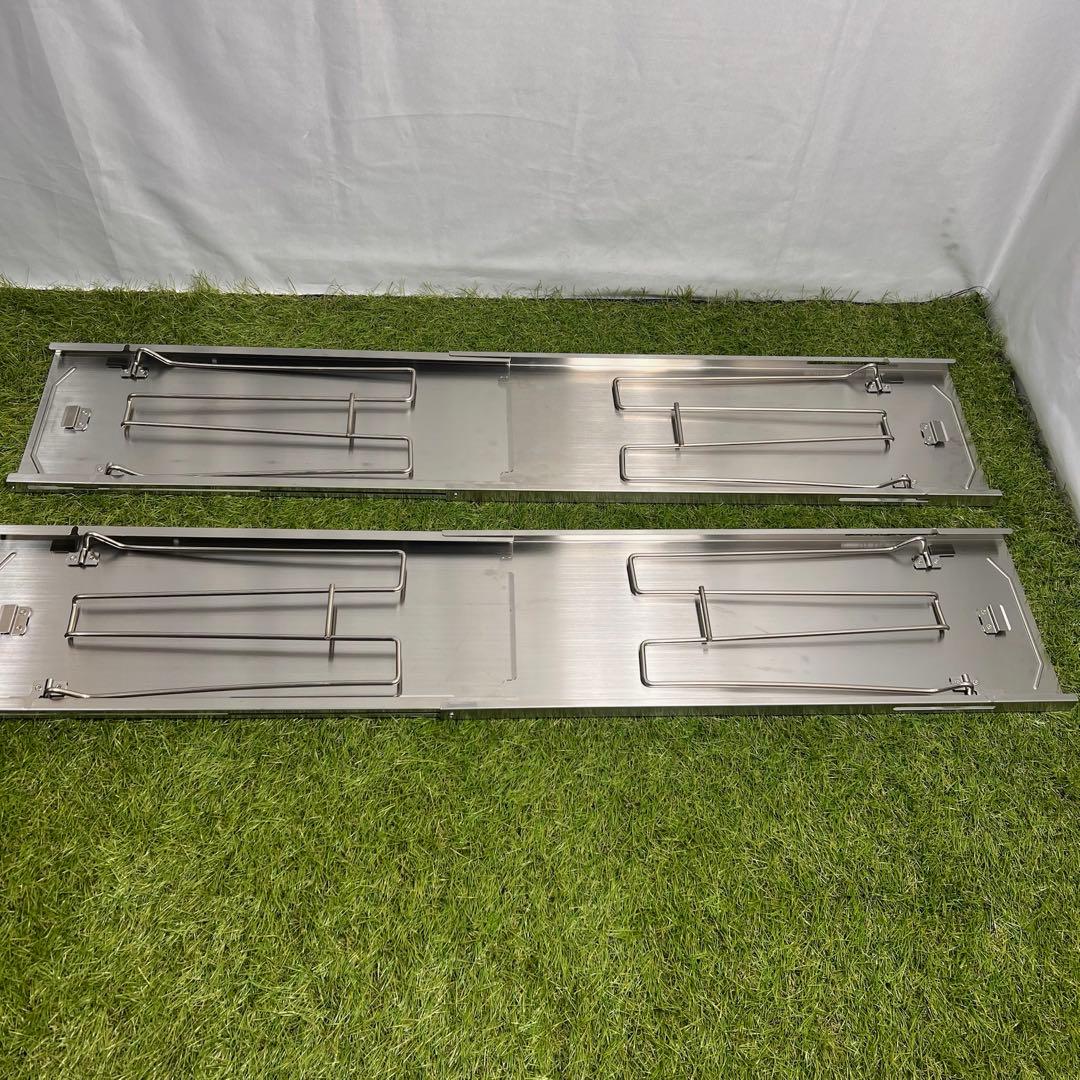 UNIFLAME フィールドラック 天板4枚セット ケース付 やや傷あり