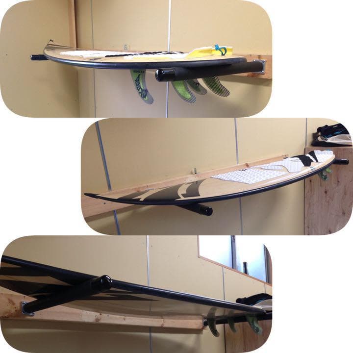 6本セット　軽量アルミサーフボードラック