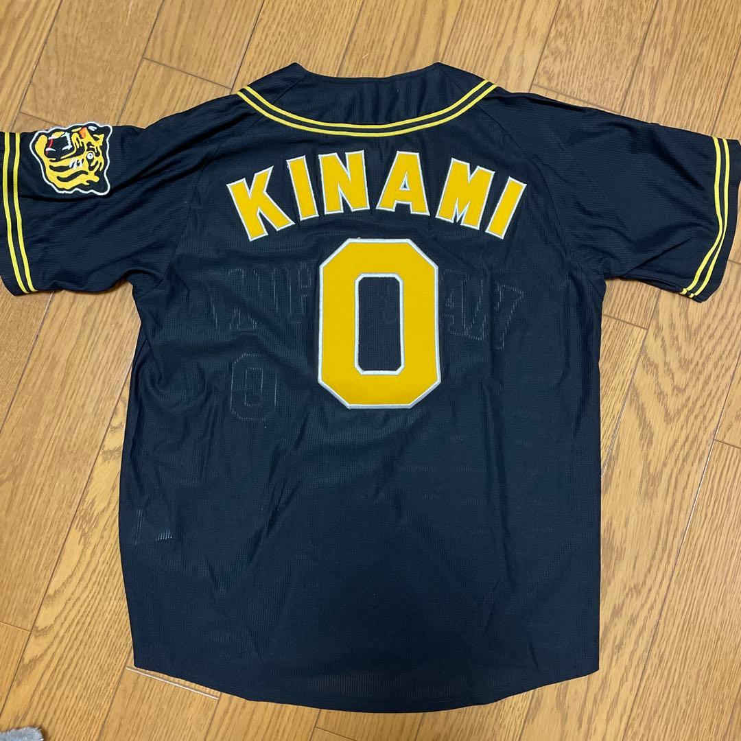 阪神タイガース　木浪聖也　ビジターユニフォーム　黒　sサイズ