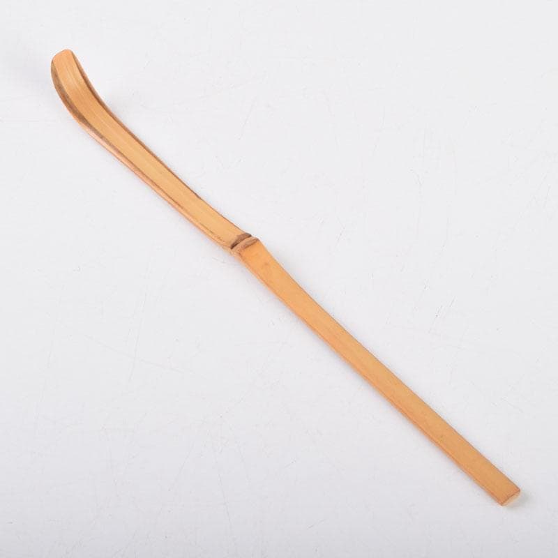 茶道具　人間国宝　荒川豊蔵作　茶杓　銘「不動」　共筒共箱　V　8692