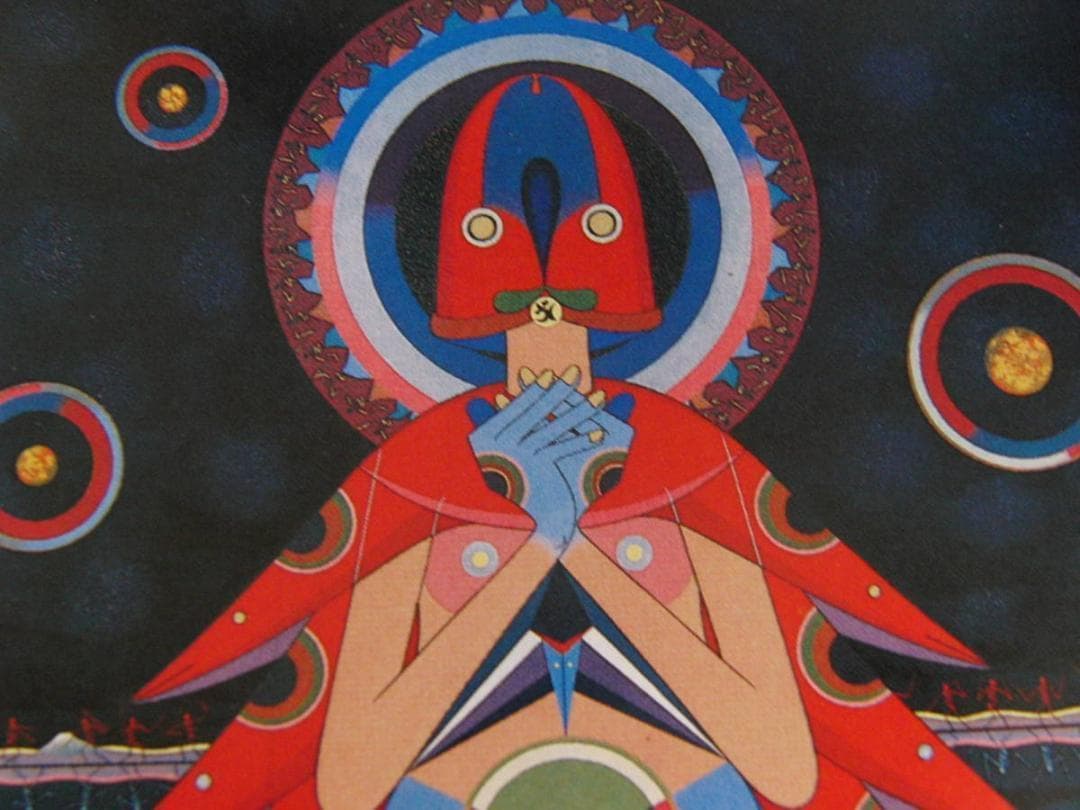 小牧源太郎、【金精融尊】、希少な額装用画集より、新品額装付、状態良好