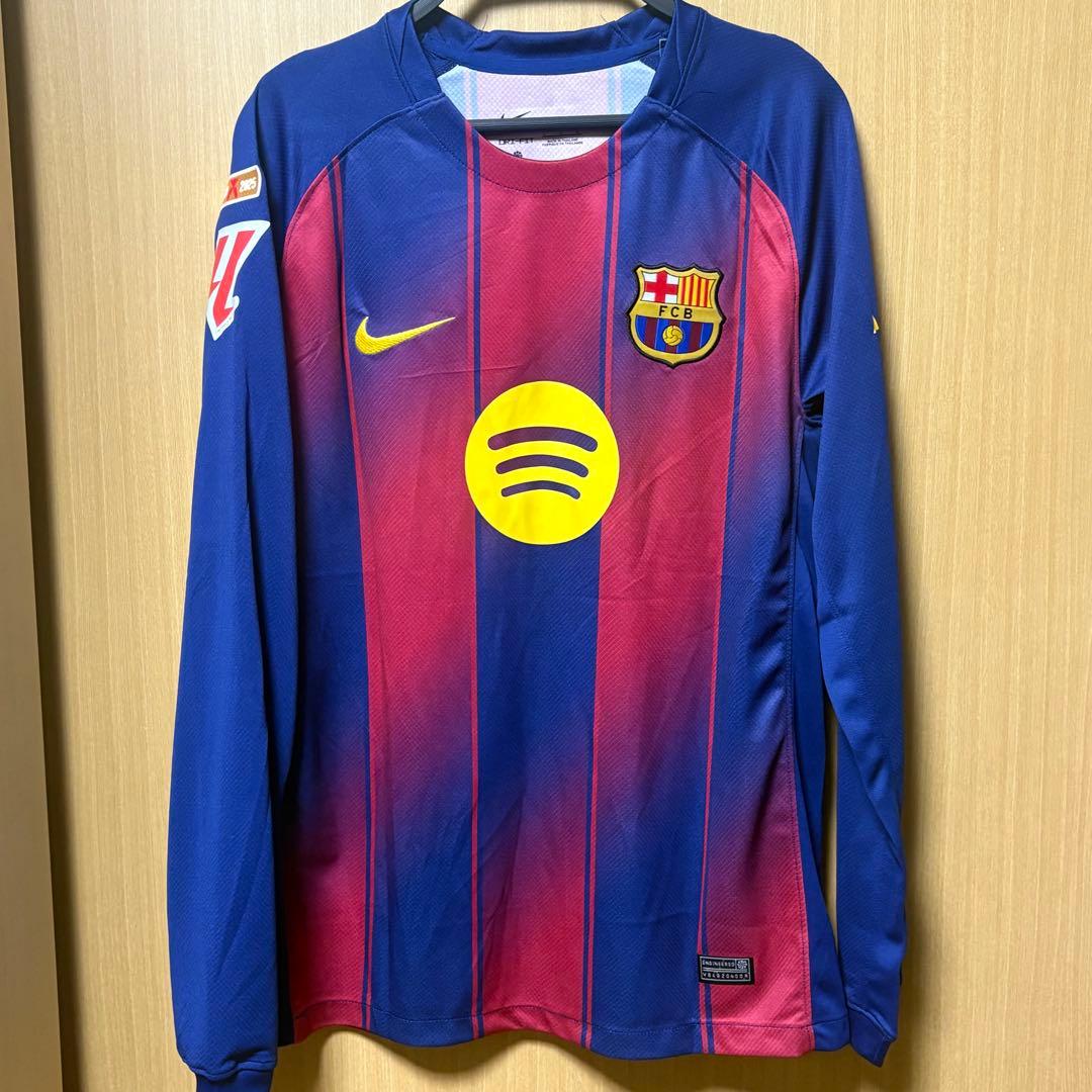 速*度様 FCバルセロナ 25-26ホーム 長袖ユニフォーム　No.11ハフィー