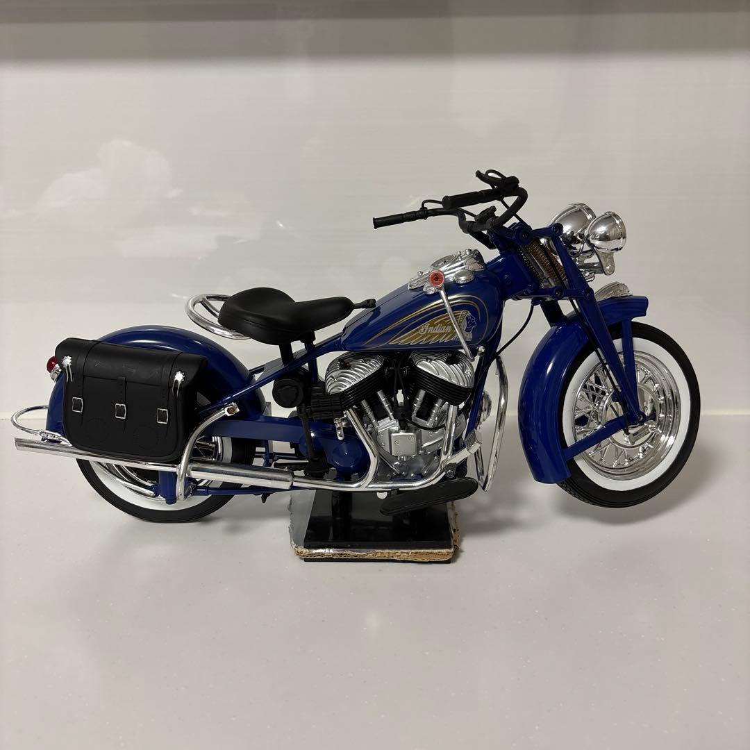 インディアンモーターサイクル ダイキャストモデル インディアン・チーフ ブルー