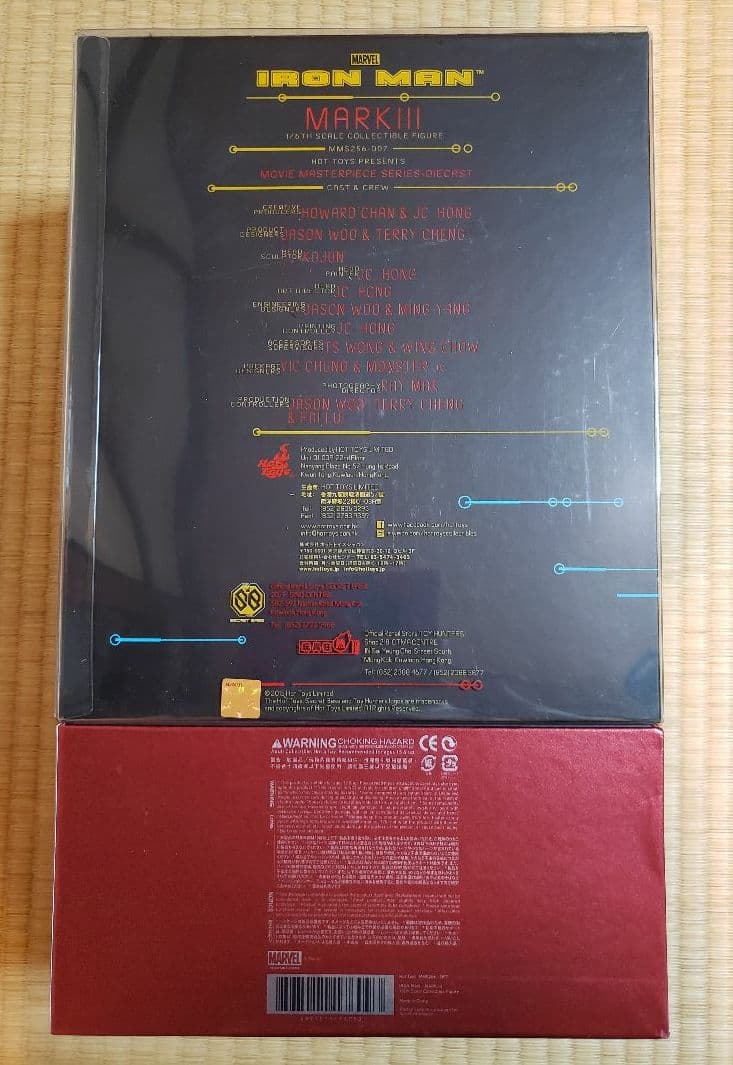 【新品未使用】ホットトイズ アイアンマン・マーク3 DIECAST 1/6