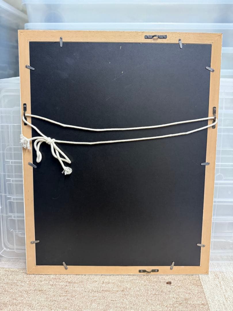 村井正誠　「人(自画像)」1991年 リトグラフ 絵画 額装済 masanari