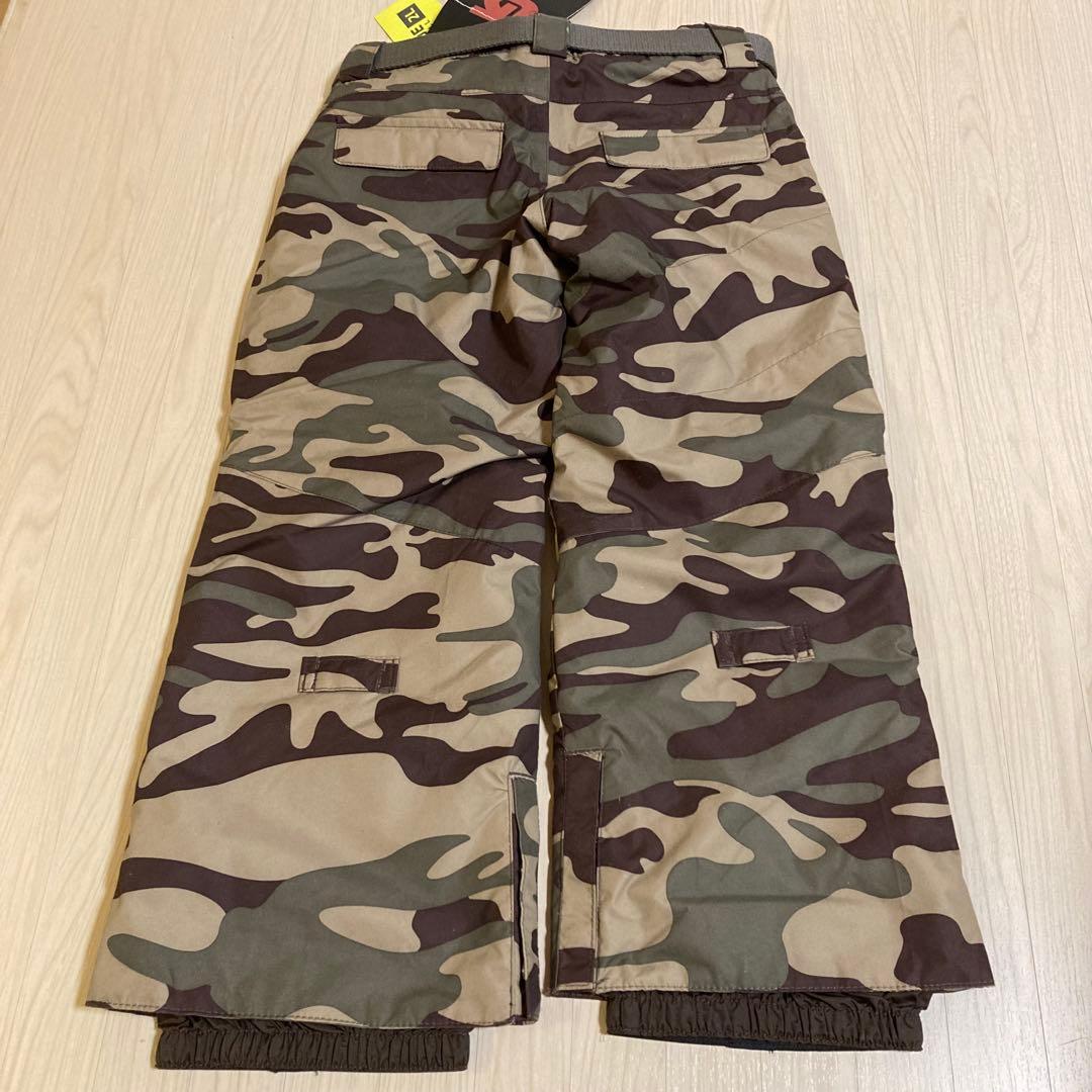 【新品未使用】Burton キッズ スノーボードパンツ XS 迷彩DRYRIDE