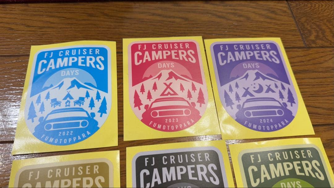 FJ CRUISER CAMPERS DAYS ステッカー 7枚セット