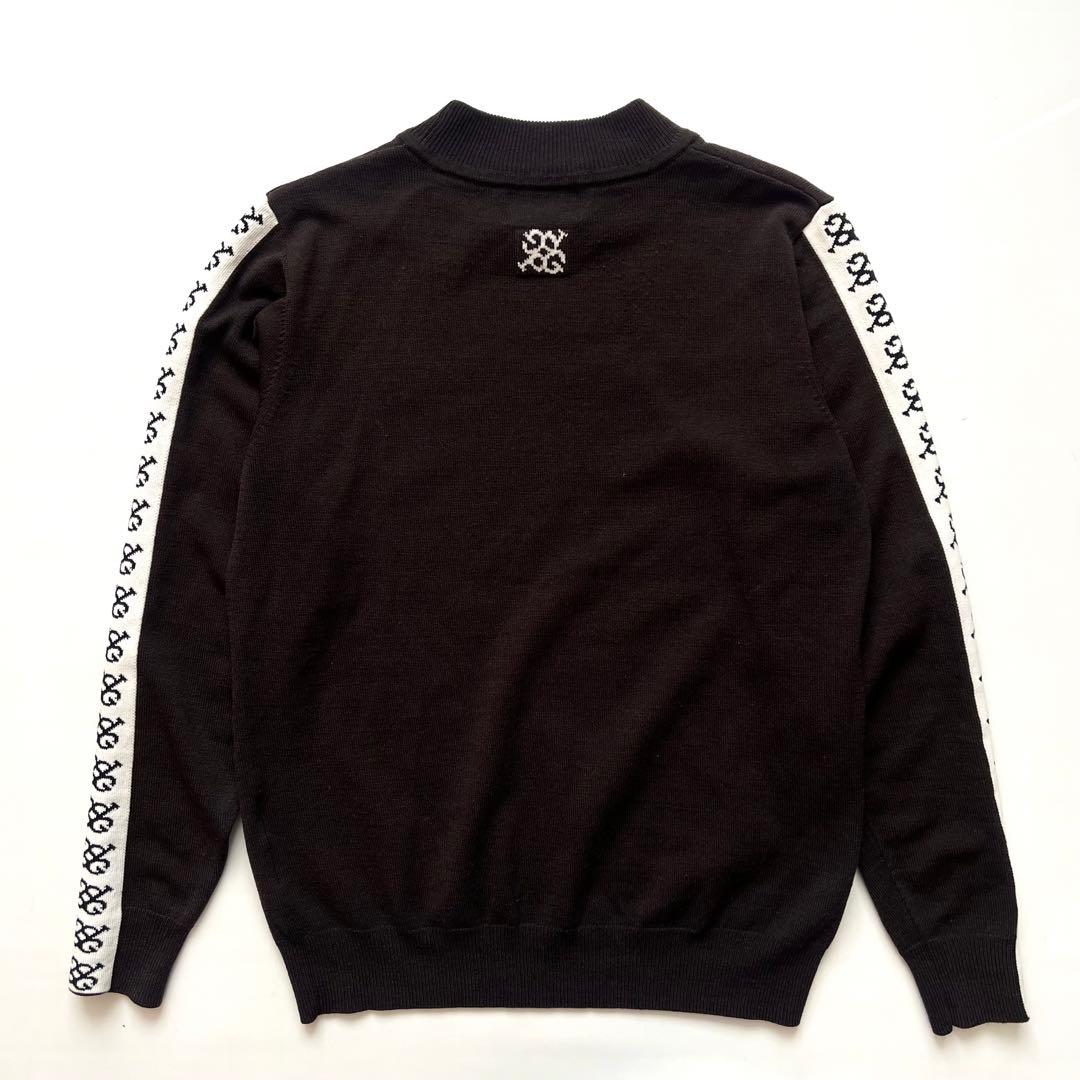 Pearlygates パーリーゲイツ　サイドロゴ　モックネック　ニット　ゴルフ