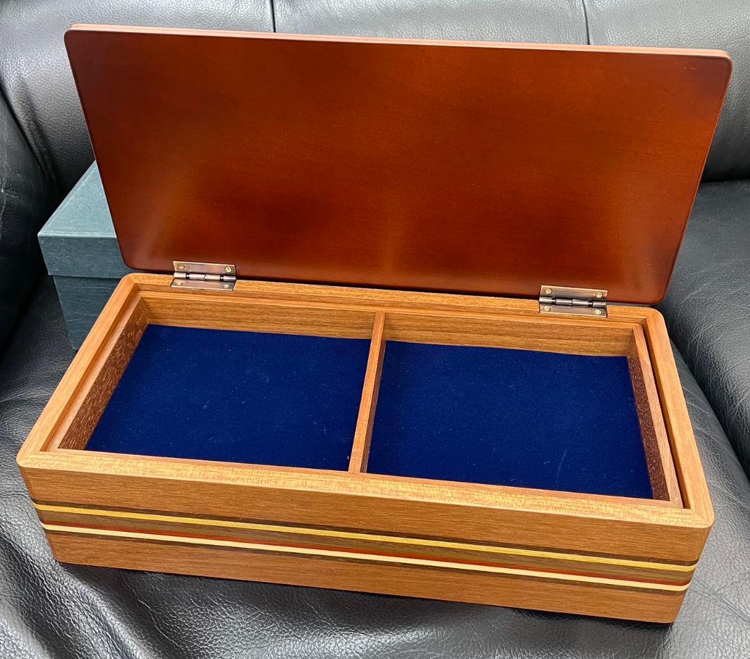 箱根寄せ木細工 寄木細工 つゆき 宝石箱 アクセサリー箱 未使用品