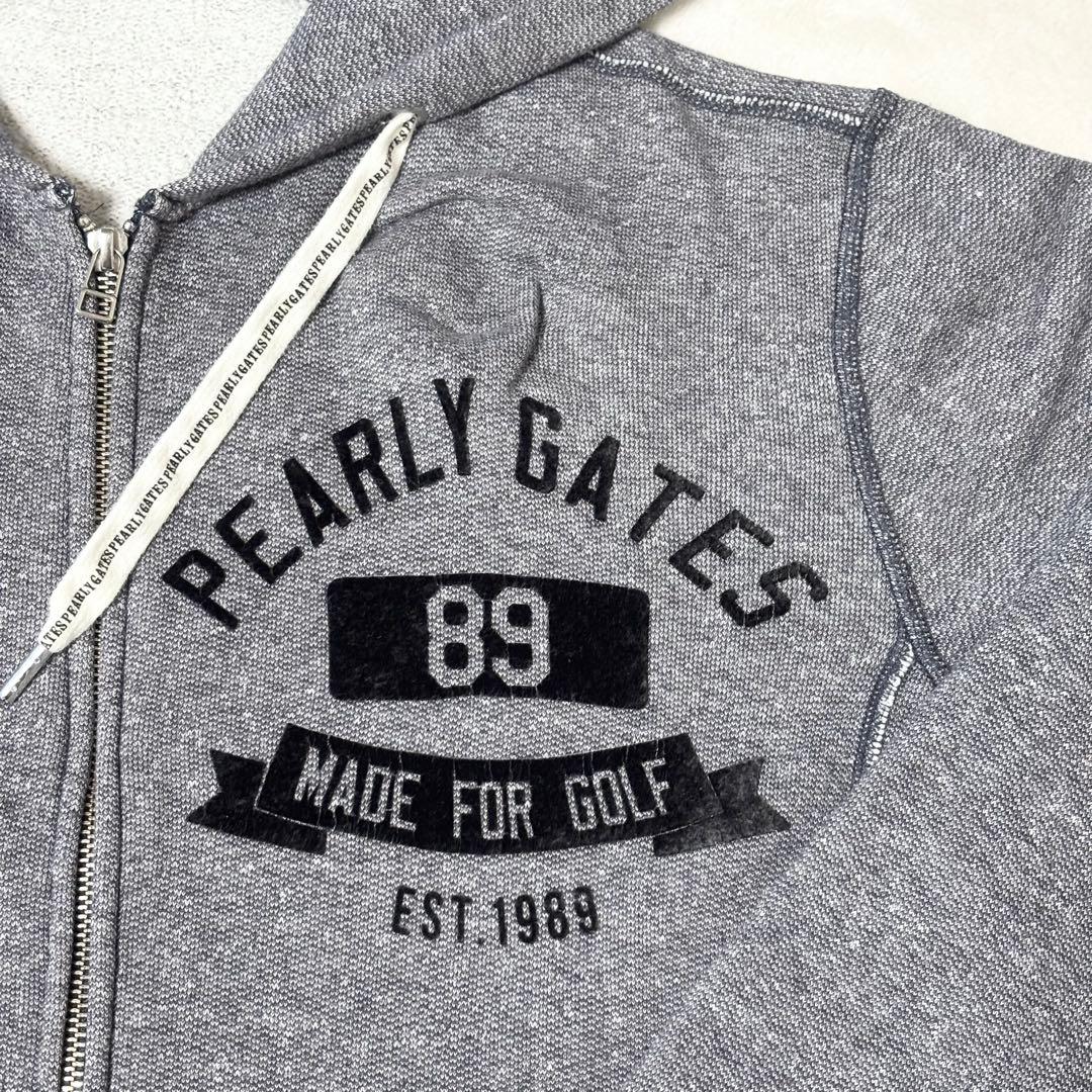 【美品】PEARLY GATES パーリーゲイツ　フルジップパーカー　サイズ5
