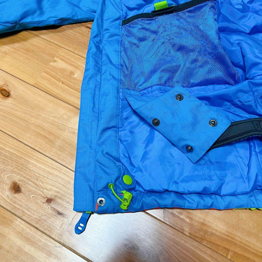 美品スキーウェア150 QUIKSILVER 上下セット デザインかっこいい