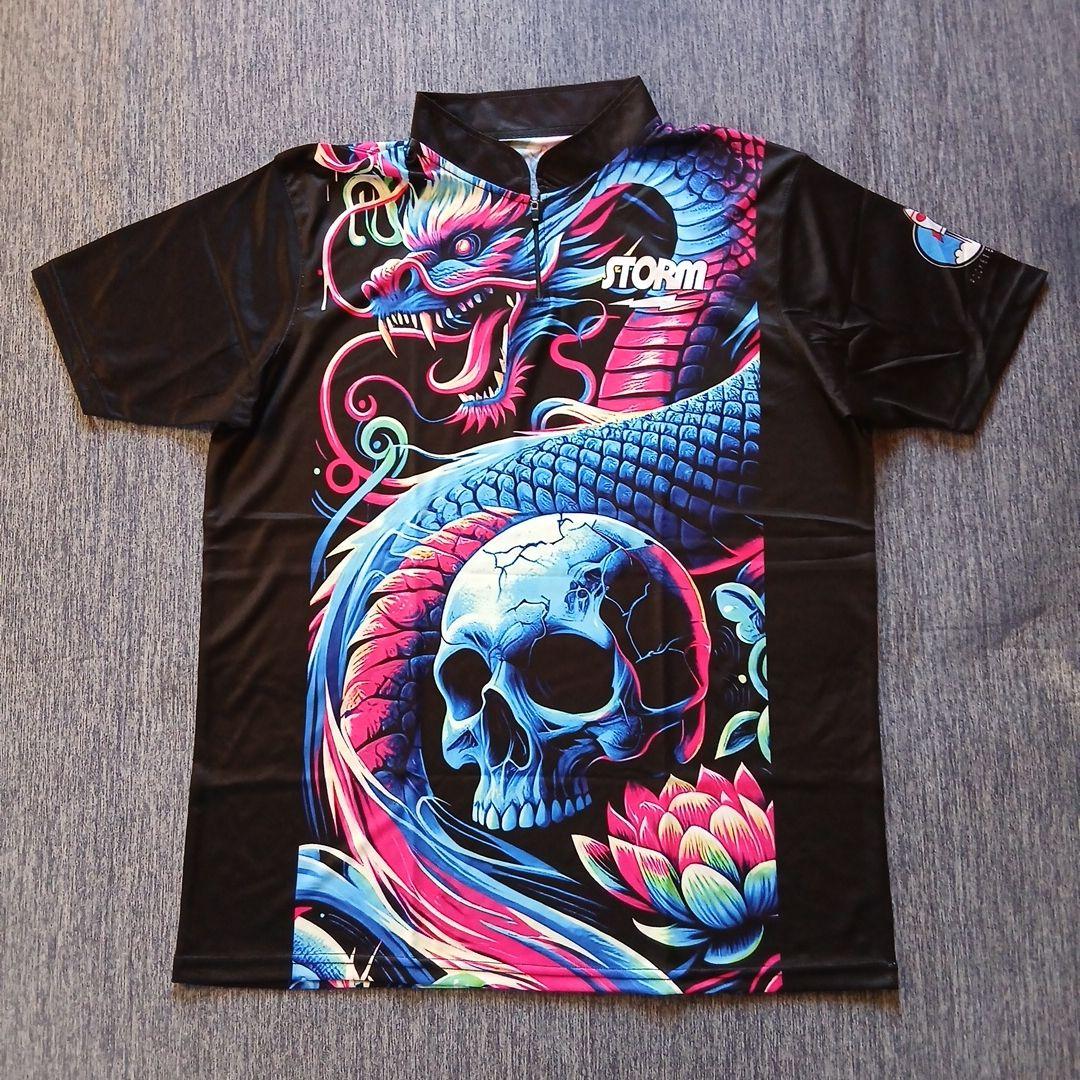 ✨日本未発売✨STORM　サイズXL　ブラック　大きいサイズ　ドラゴン　ドクロ
