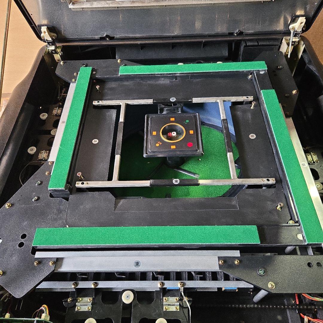 全自動麻雀卓　アモス　GABIN 座卓使用　麻雀牌2種点棒、チップ付