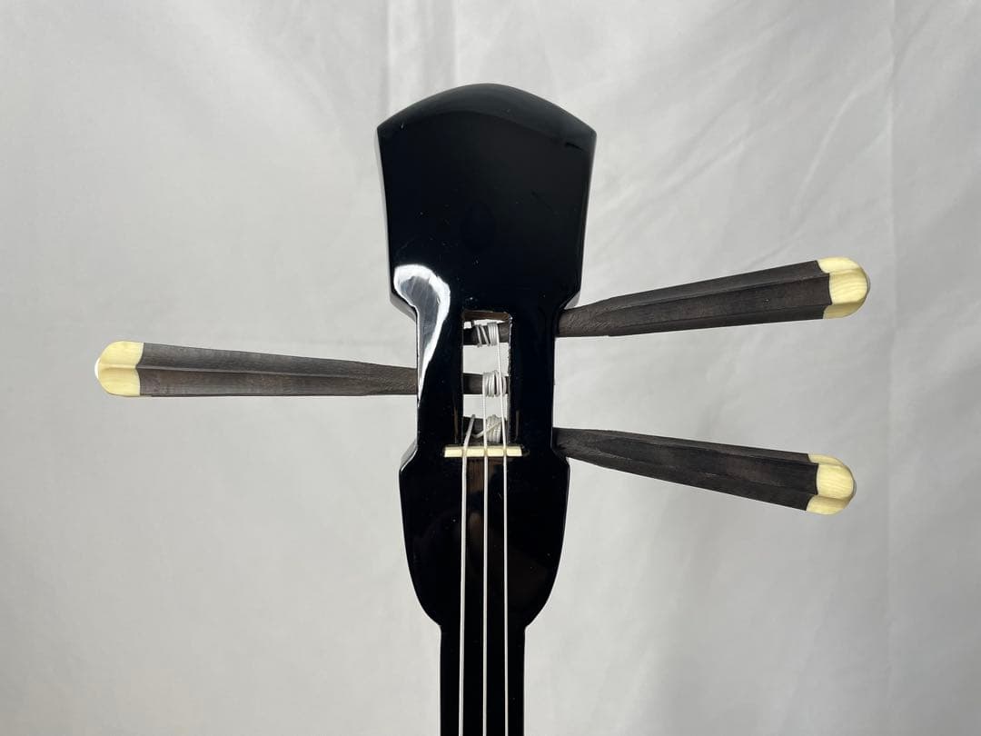 沖縄三線 ゆし木・実入り 人工皮 セミビンテージ