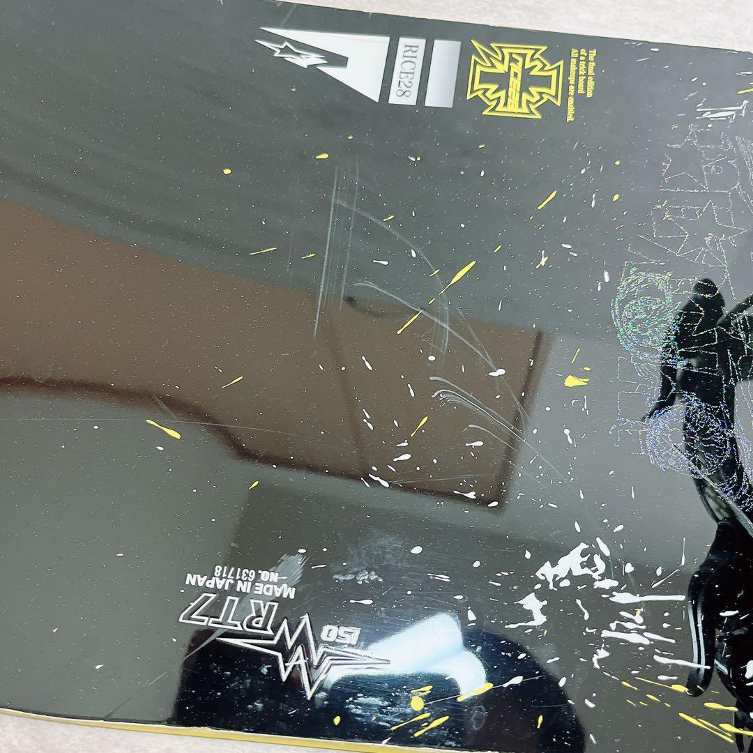 RICE28 RT7 150cm FLUX DSメンズスノーボードセット 19