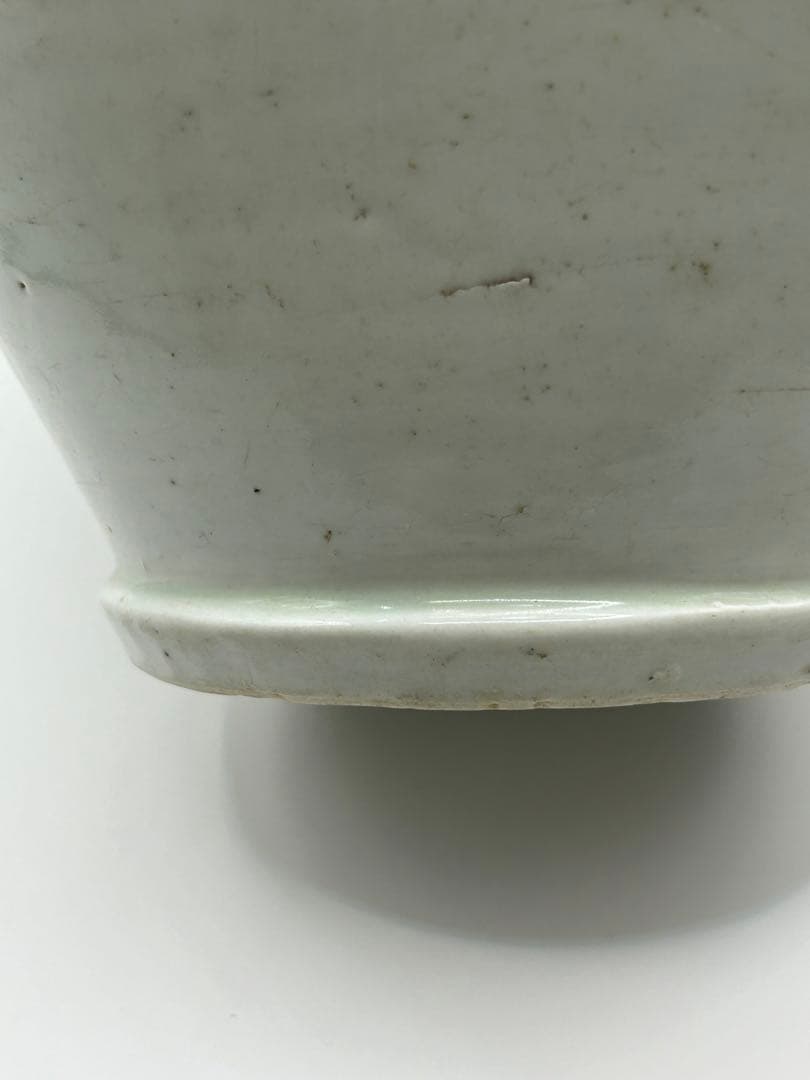 李朝　白磁　大壺　アンティーク　送料込み0308