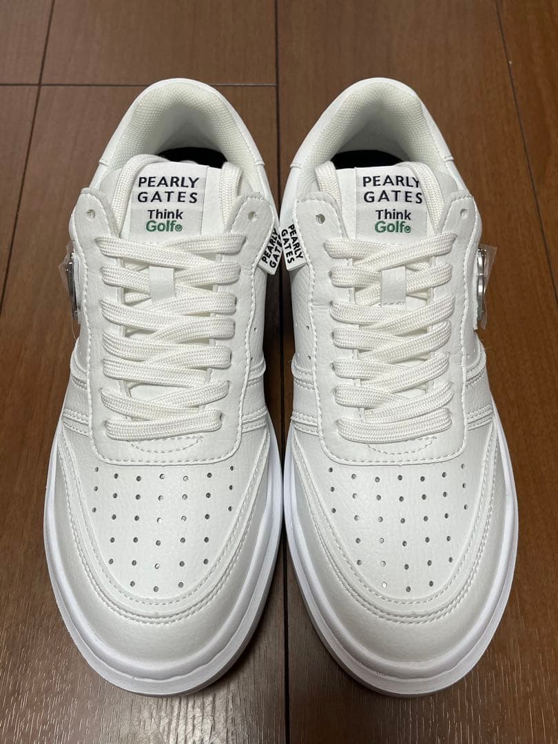 PEARLY GATES Think Golf ホワイト ゴルフシューズ