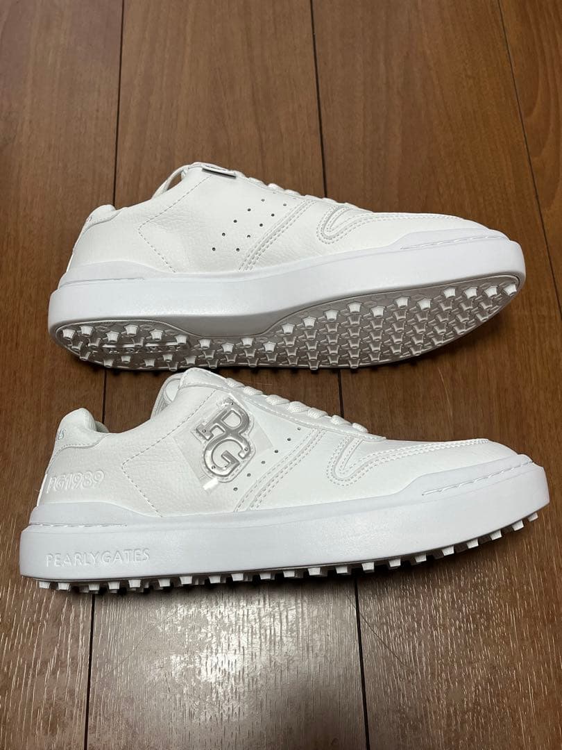 PEARLY GATES Think Golf ホワイト ゴルフシューズ