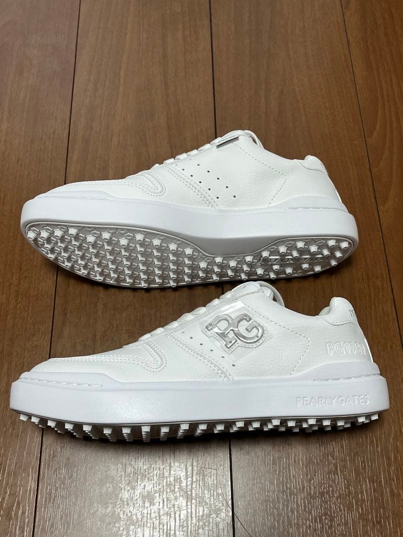PEARLY GATES Think Golf ホワイト ゴルフシューズ