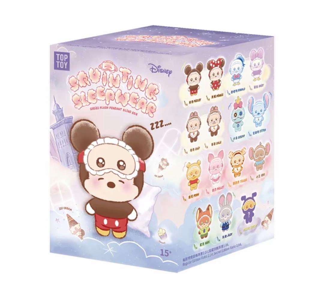 新品　TOPTOY 眠そう目　Disney 睡顔スリープウェアシリーズ　コンプ