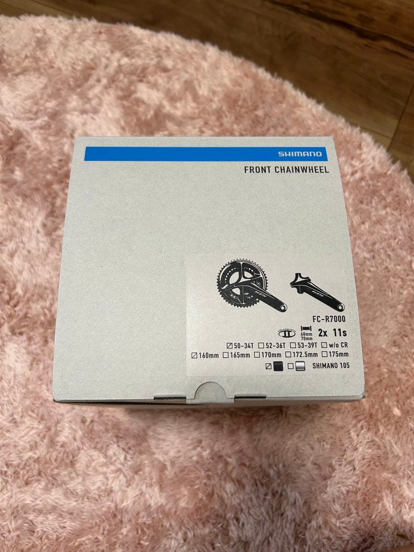 シマノ 105 FC-R7000 ブラック 160mm 50×34T