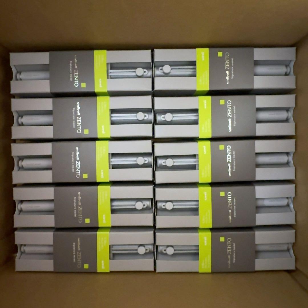 10本 uniball ZENTO 0.38mm 水性ボールペン ユニボール