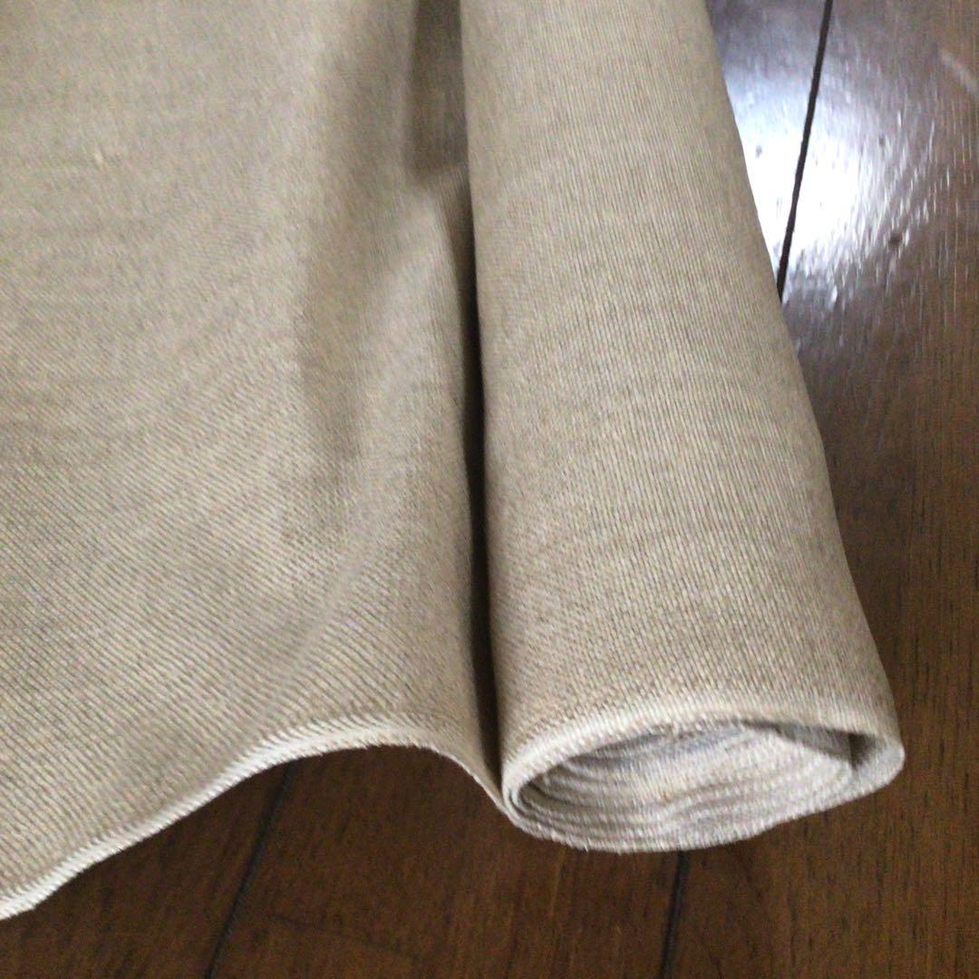 絵画用ロールキャンバス　麻100 % 未加工　幅115cmx369cm耳付　厚い