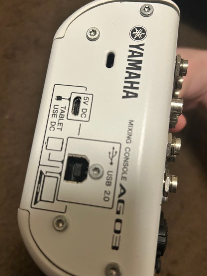 YAMAHA AG03 ミキサー(ケーブル付き)