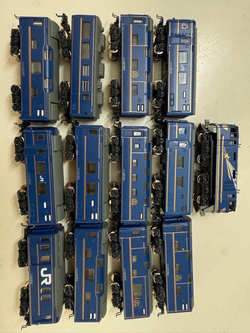 【加工多数】Bトレ EF510-500＋24系北斗星12両（N化済・2M付）