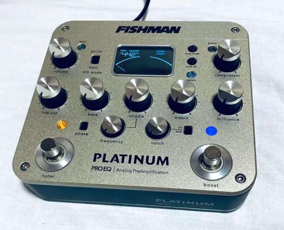 ギター FISHMAN Platinum Pro EQ/DI Analog Preamp
