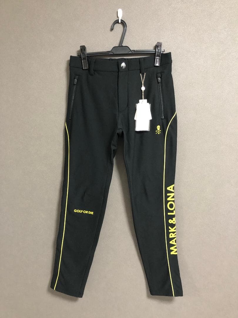 新品 MARK&LONA HEAT ENERGY スカル トラック パンツ
