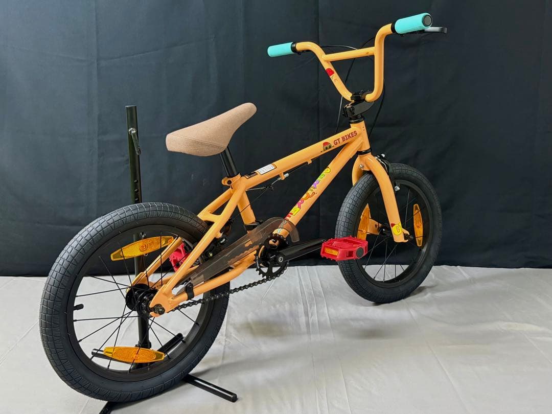 【GT BIKE】未使用品 16インチ キッズBMX 自転車 オレンジ 台湾製